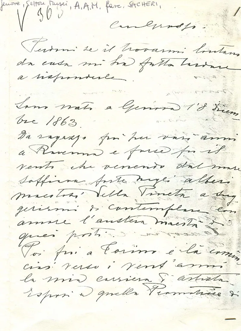 Autobiografia di Giuseppe Sacheri 1