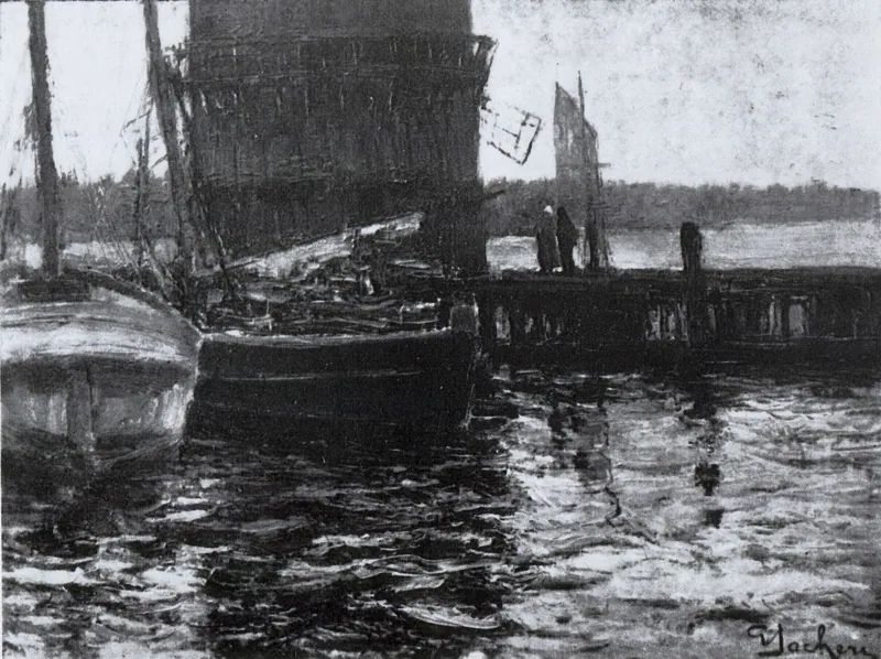 Dordrecht, barche di pescatori