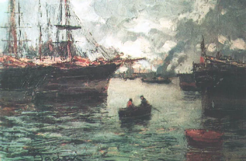 Nel porto di Genova