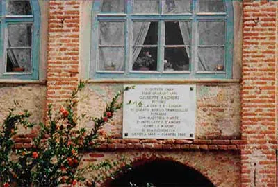 Targa Casa Sacheri